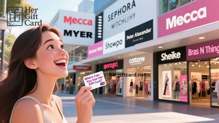 her gift card